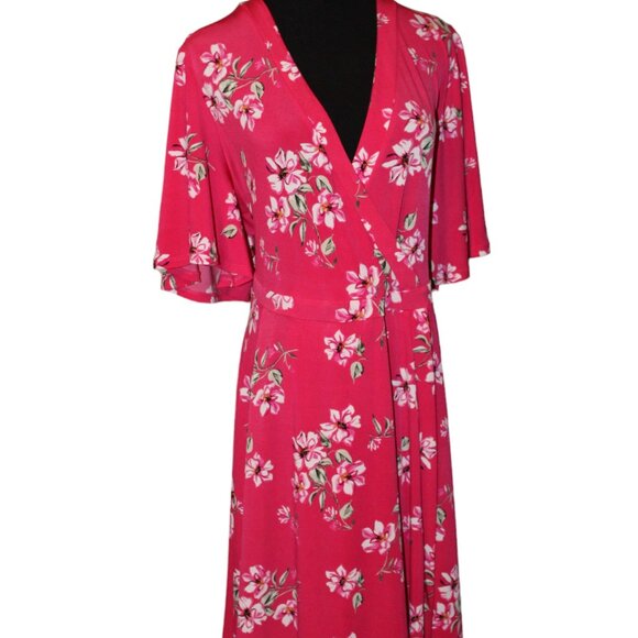 Torrid Dresses & Skirts - HOT HOT HOT Pink Floral Torrid Size 3 Dress, EUC